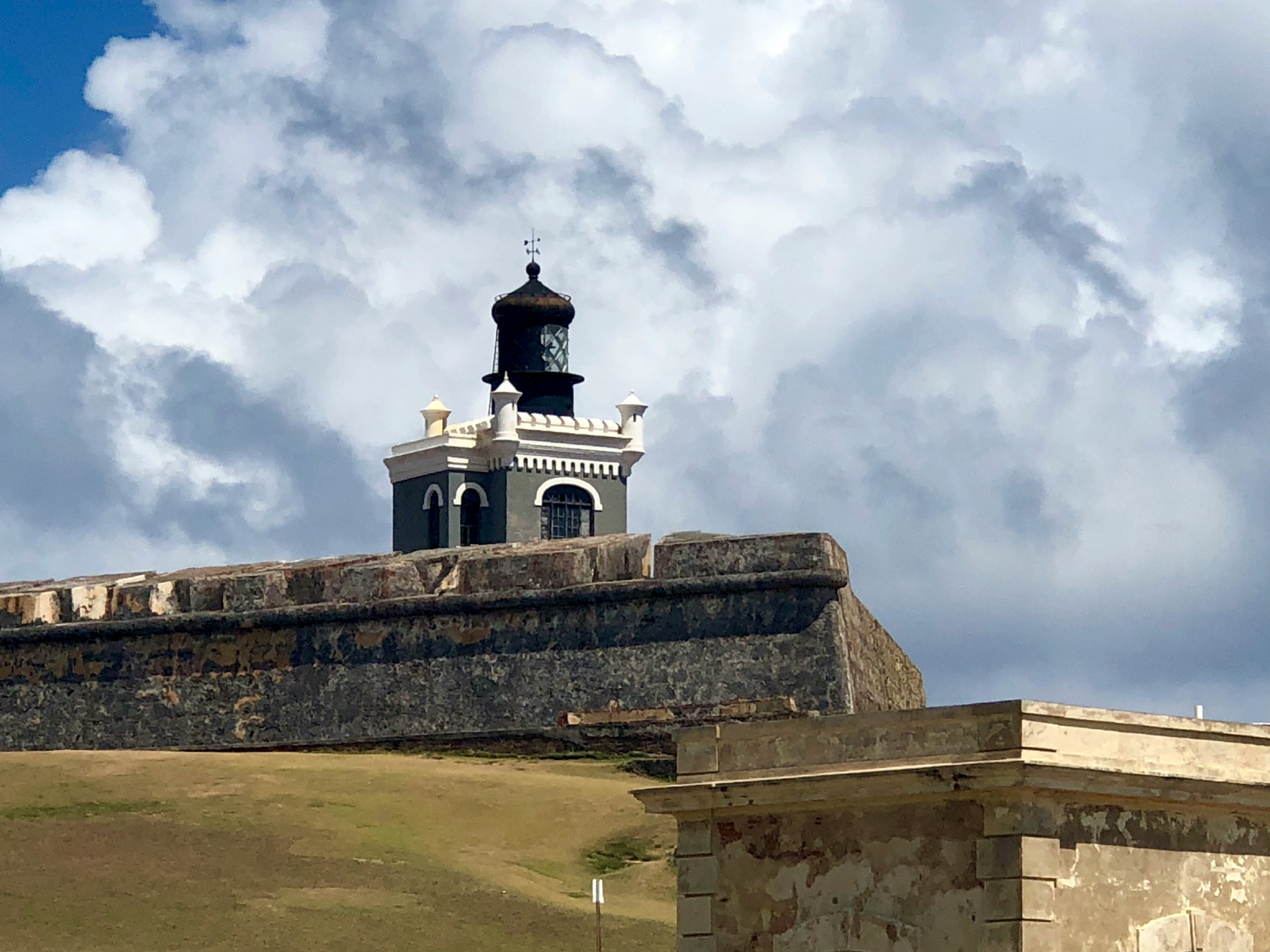 Historic fort tower in Old San Juan